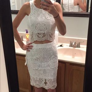 2 piece lace dress